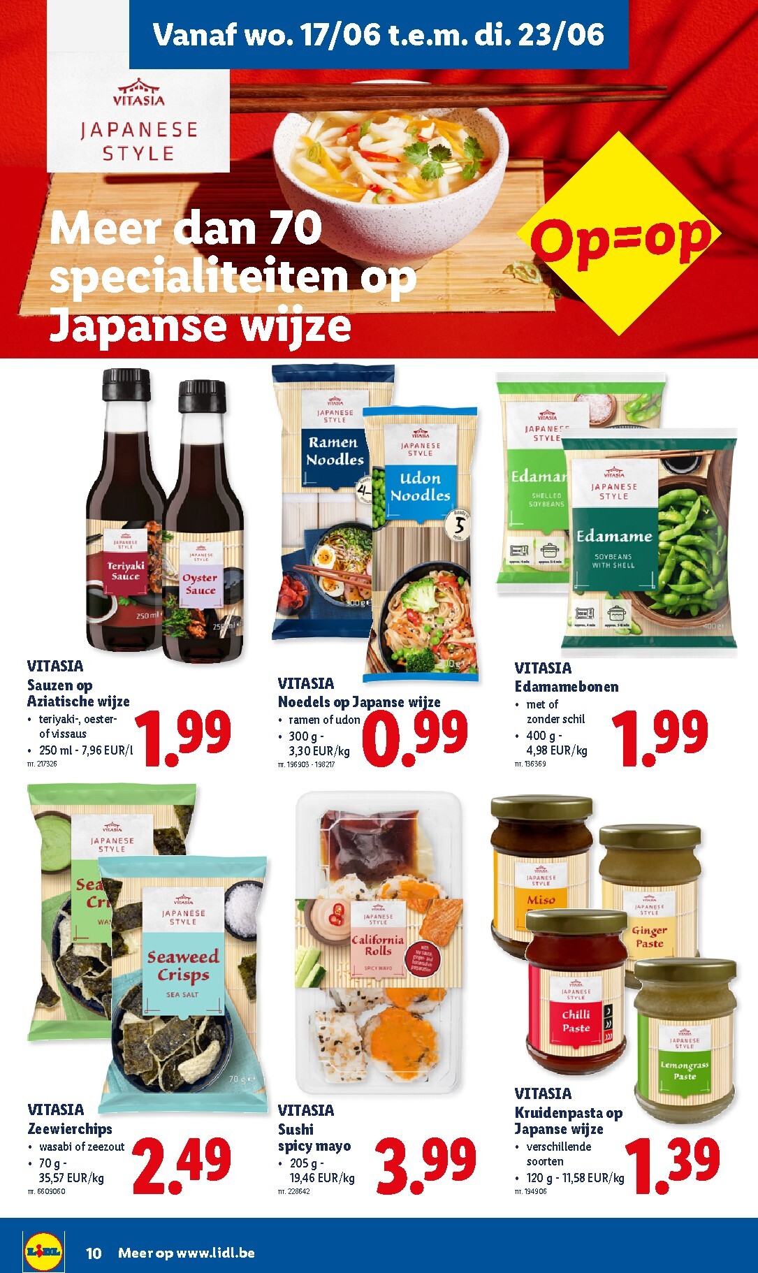lidl - Lidl folder voor volgende week van maandag 15/06/2026 tot zaterdag 20/06/2026 - page: 10