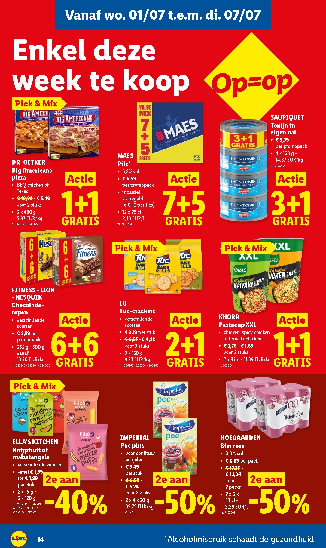 lidl - Lidl - FOLDER folder voor volgende week van maandag 29/06/2026 tot zaterdag 04/07/2026 - page: 14