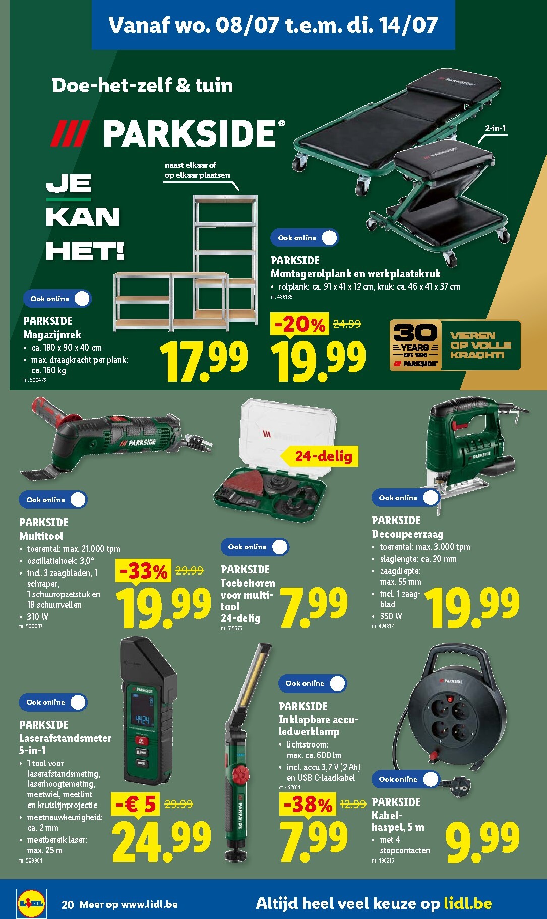 lidl - Lidl - FOLDER folder voor volgende week van maandag 06/07/2026 tot zaterdag 11/07/2026 - page: 20