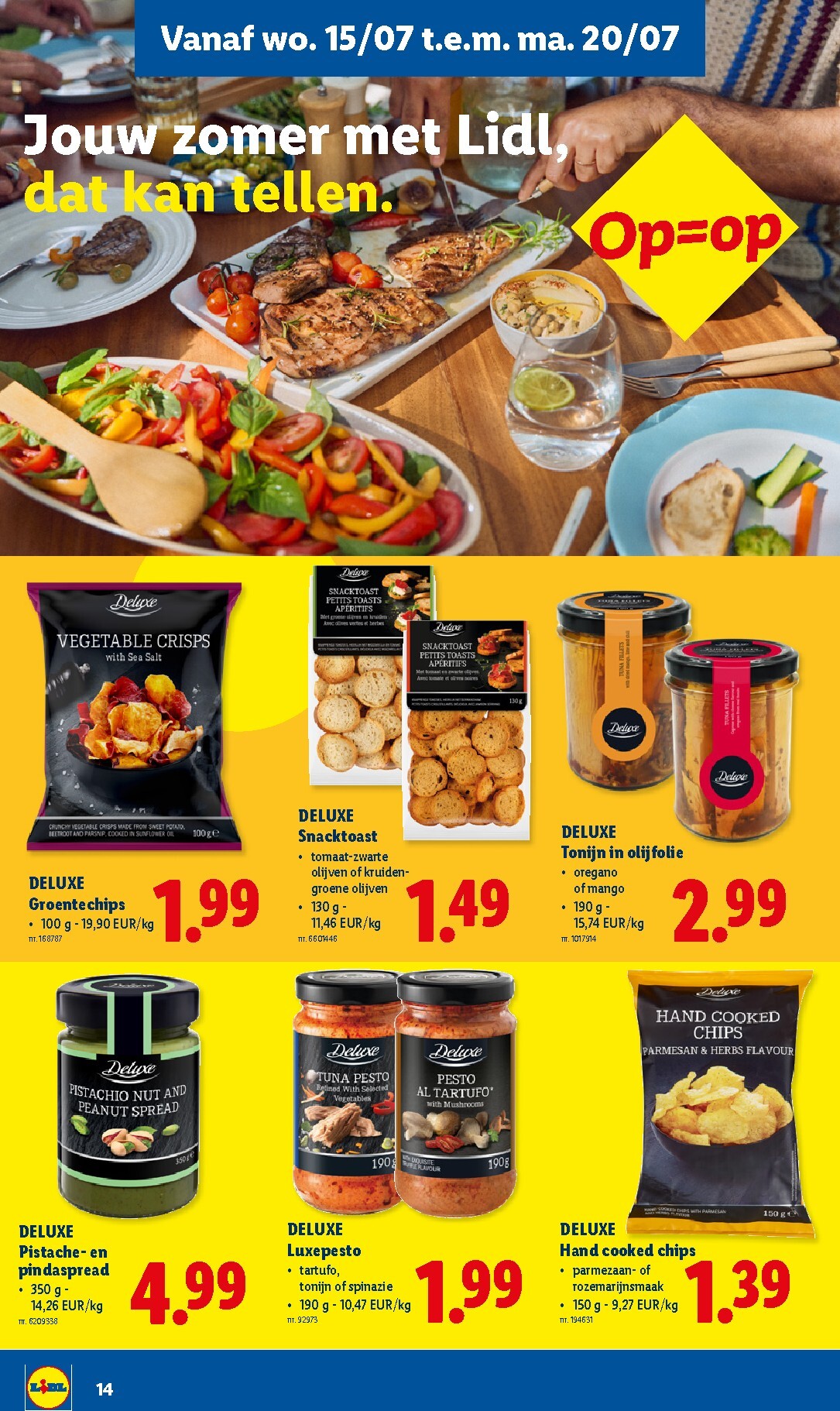lidl - Lidl folder voor volgende week van maandag 13/07/2026 tot zaterdag 18/07/2026 - page: 14