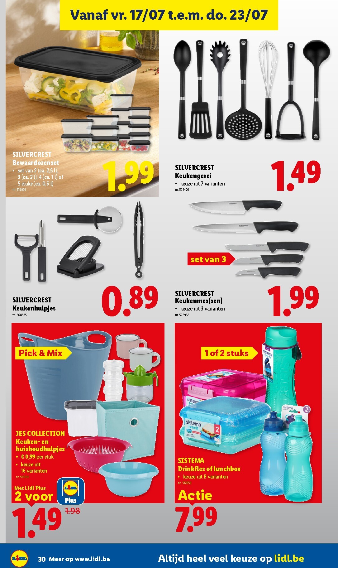 lidl - Lidl folder voor volgende week van maandag 13/07/2026 tot zaterdag 18/07/2026 - page: 30