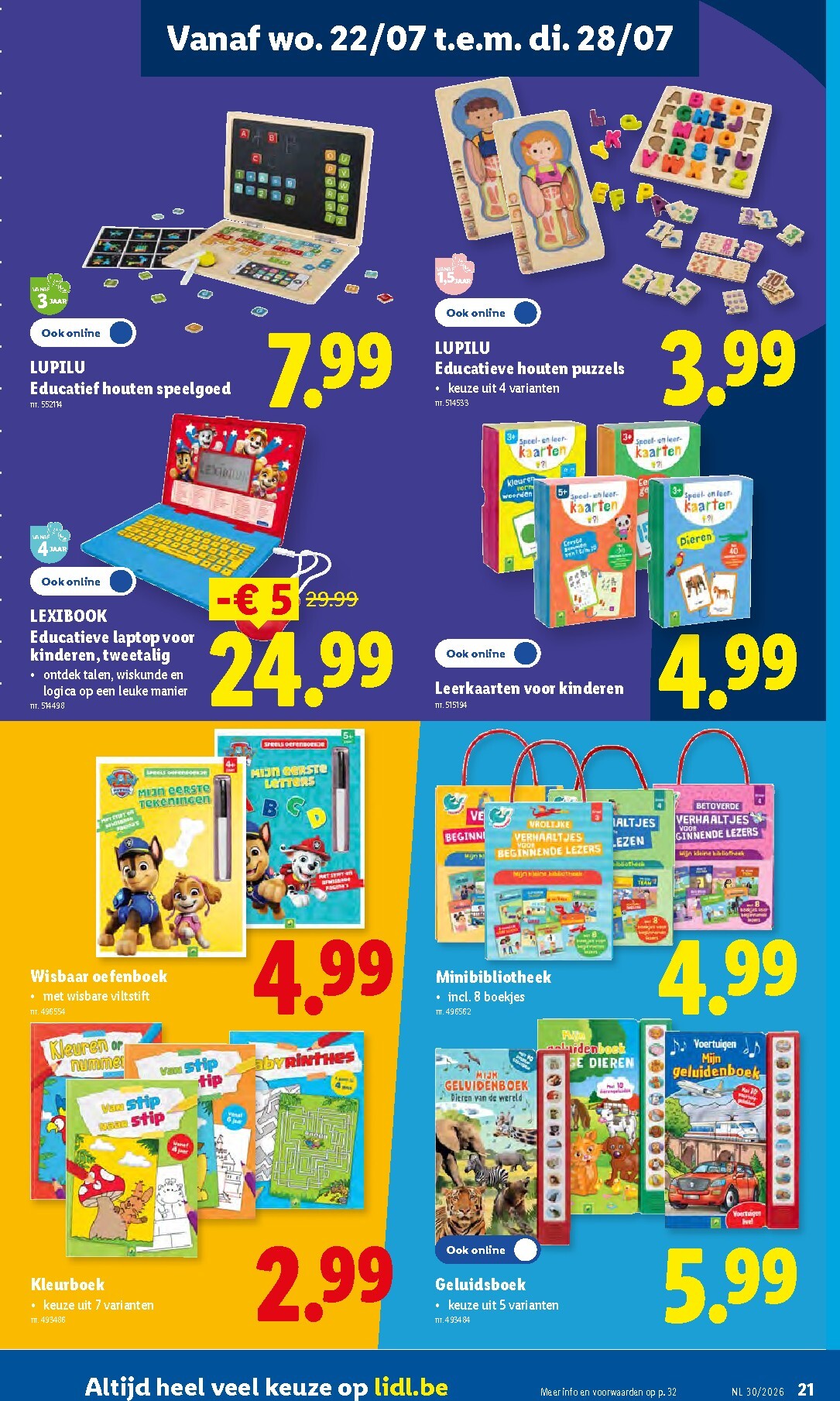 lidl - Lidl - FOLDER folder voor volgende week van maandag 20/07/2026 tot zaterdag 25/07/2026 - page: 21