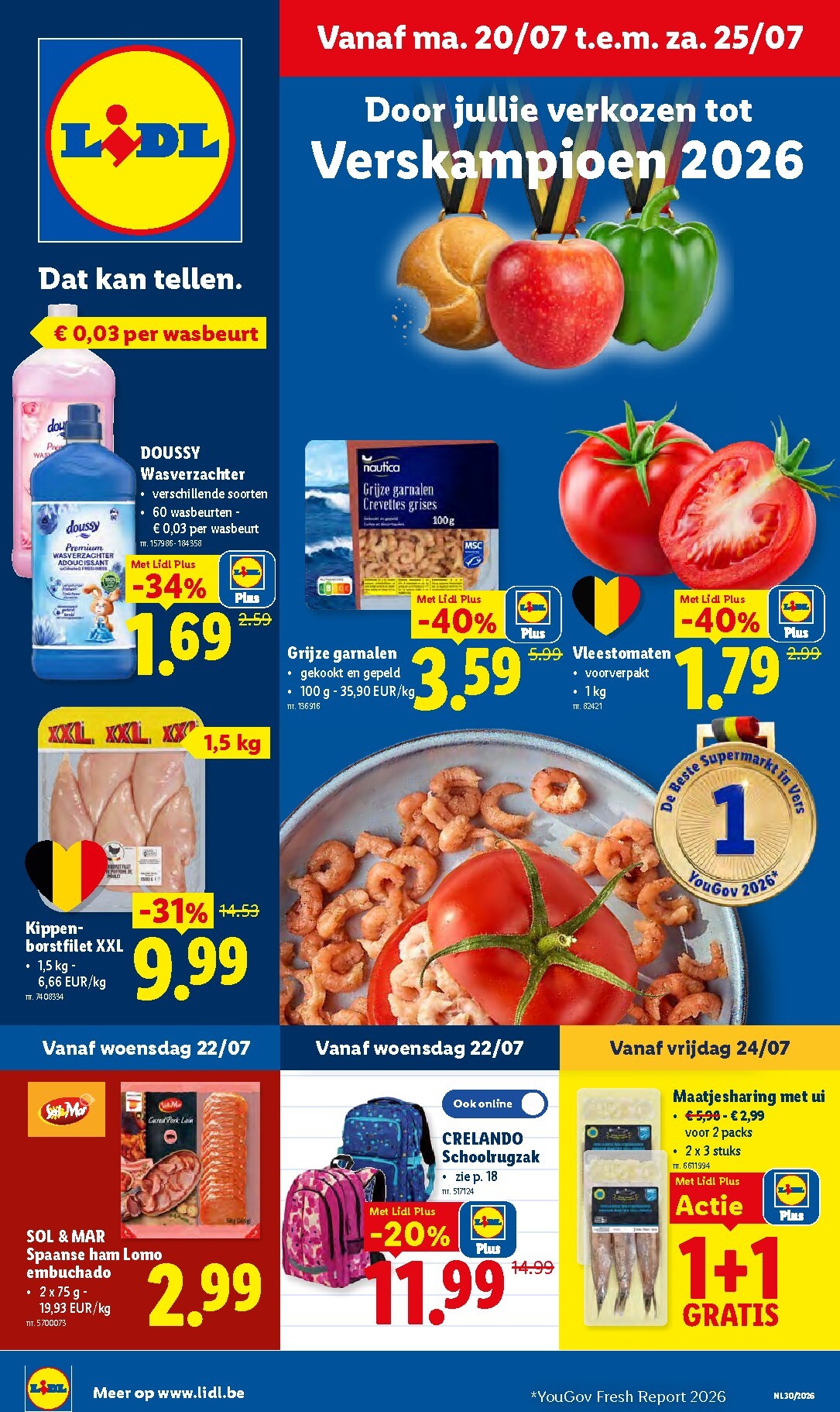 lidl - Lidl - FOLDER folder voor volgende week van maandag 20/07/2026 tot zaterdag 25/07/2026