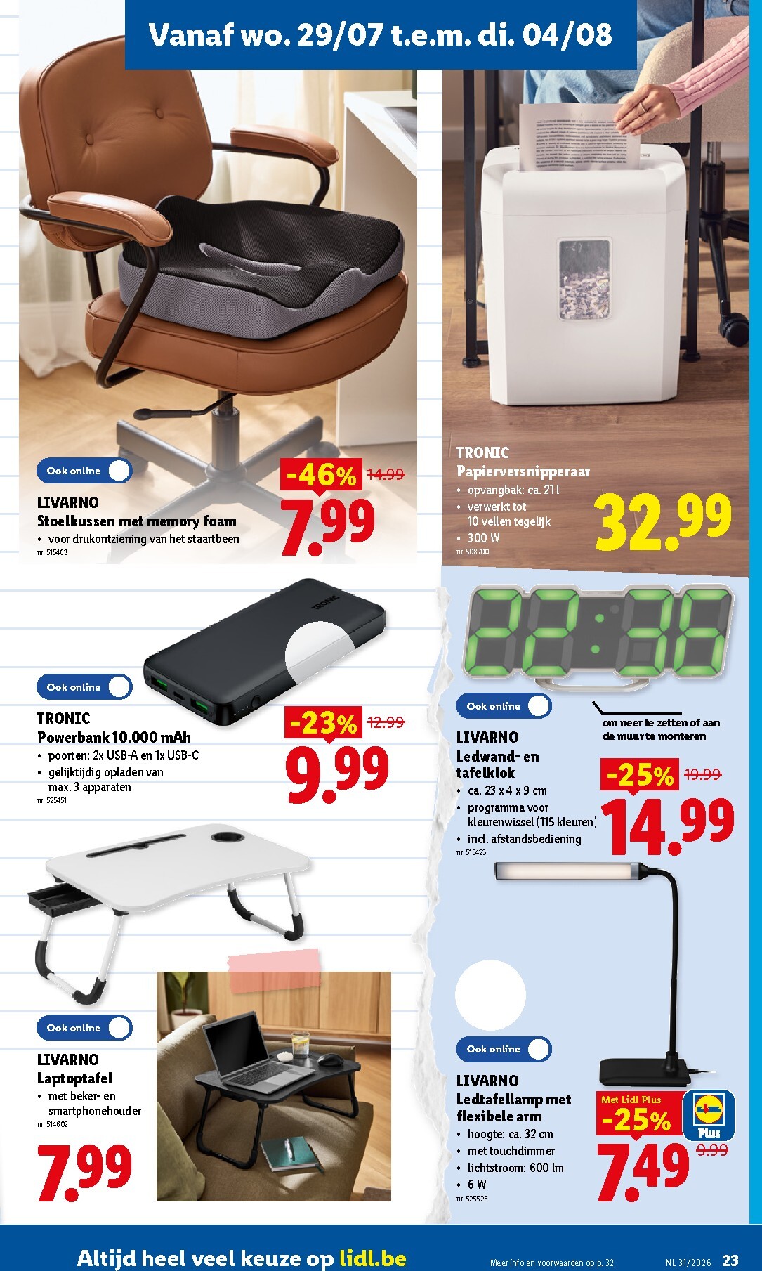 lidl - Lidl folder voor volgende week van maandag 27/07/2026 tot zaterdag 01/08/2026 - page: 23