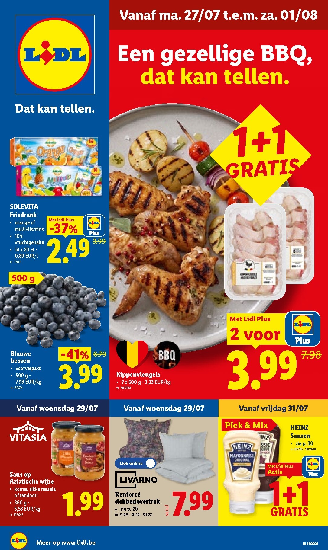 lidl - Lidl folder voor volgende week van maandag 27/07/2026 tot zaterdag 01/08/2026