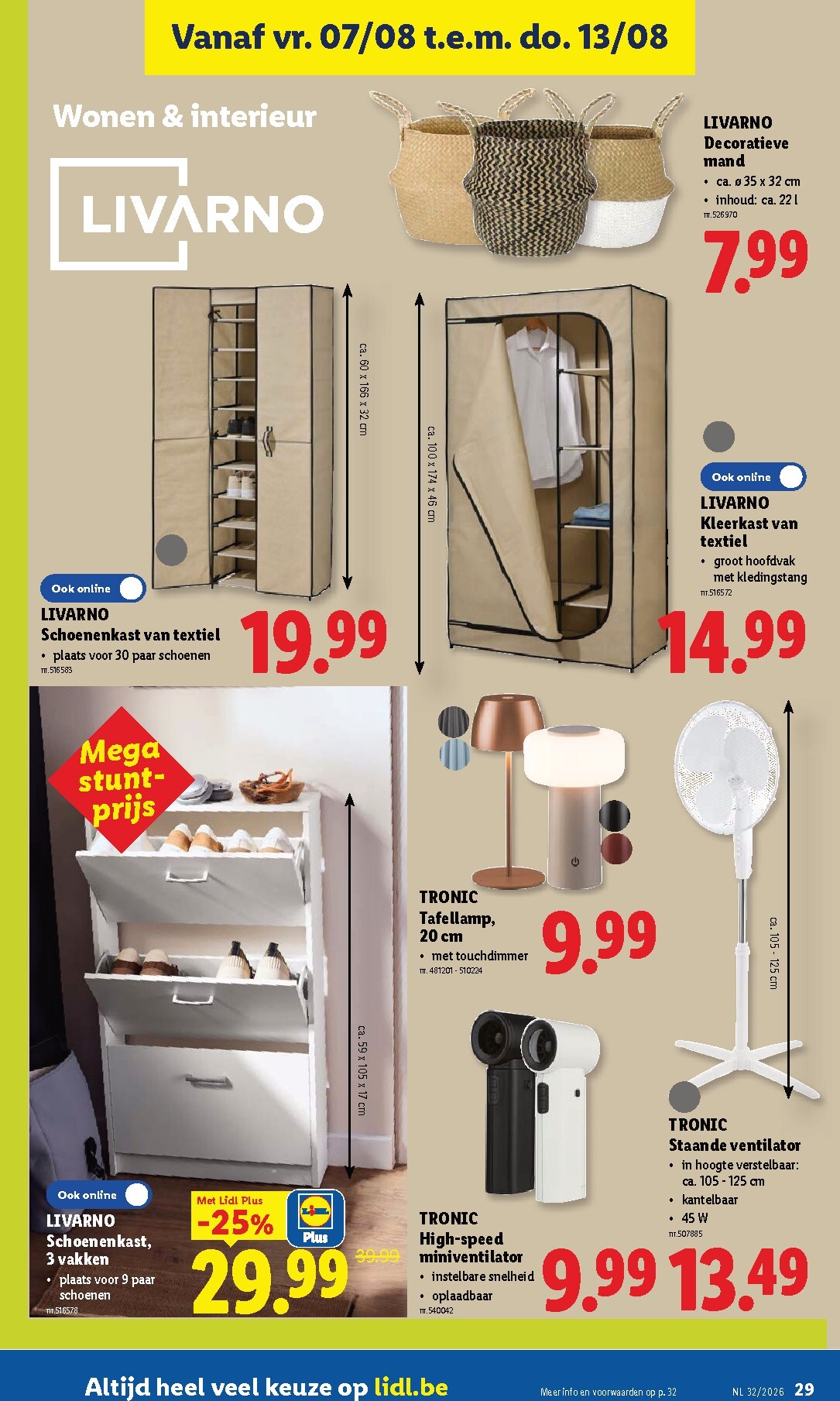 lidl - Lidl folder voor volgende week van maandag 03/08/2026 tot zaterdag 08/08/2026 - page: 29