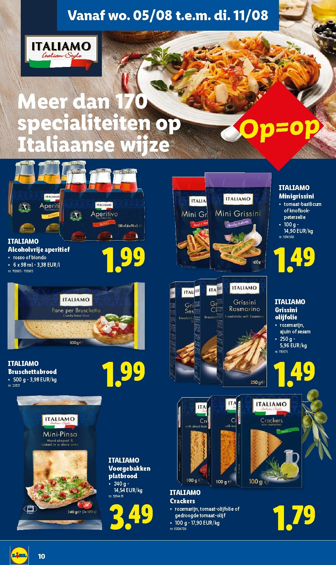 lidl - Lidl folder voor volgende week van maandag 03/08/2026 tot zaterdag 08/08/2026 - page: 10