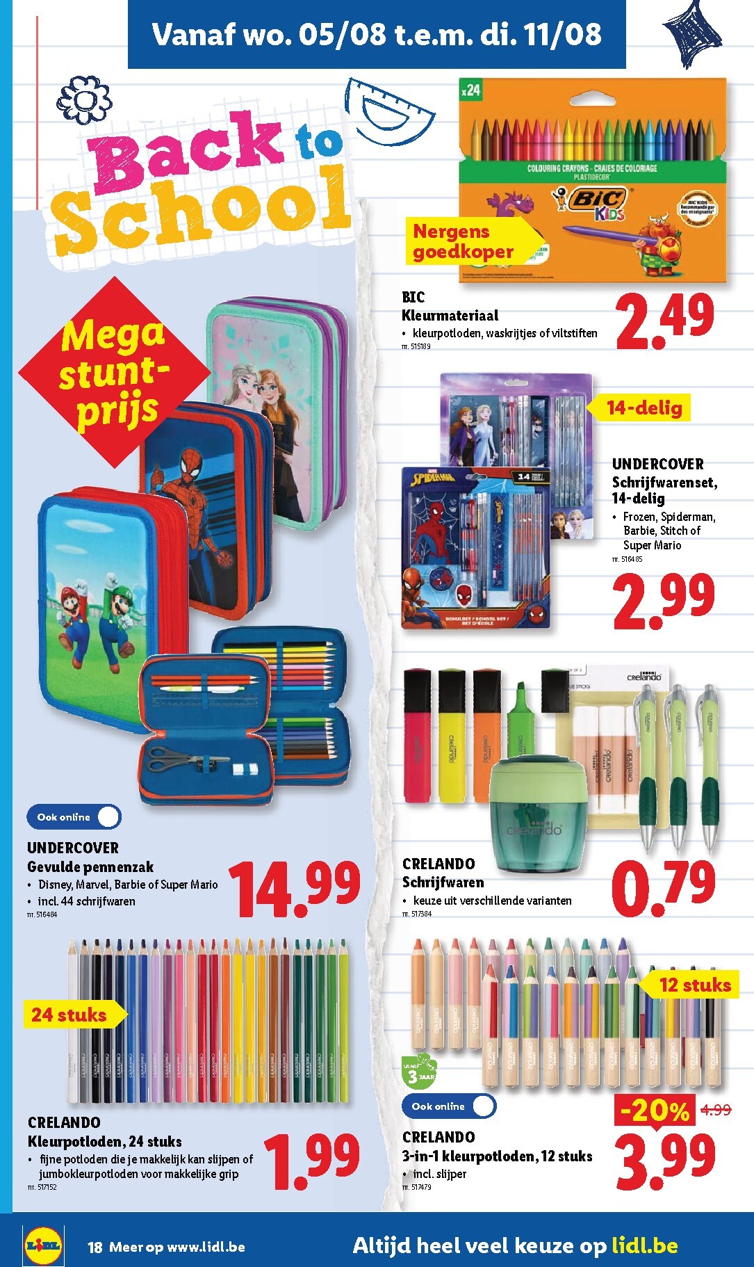 lidl - Lidl folder voor volgende week van maandag 03/08/2026 tot zaterdag 08/08/2026 - page: 18