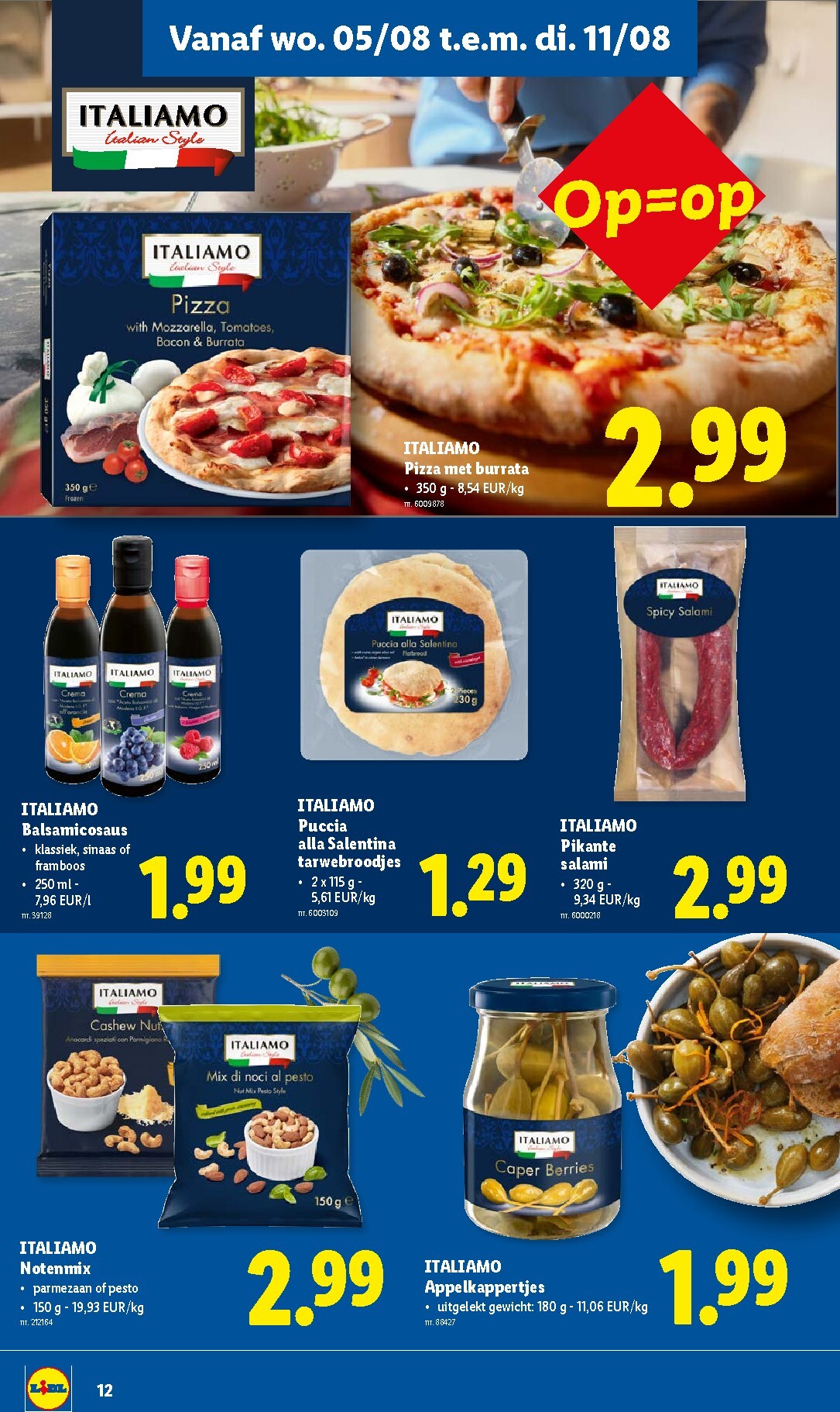 lidl - Lidl folder voor volgende week van maandag 03/08/2026 tot zaterdag 08/08/2026 - page: 12