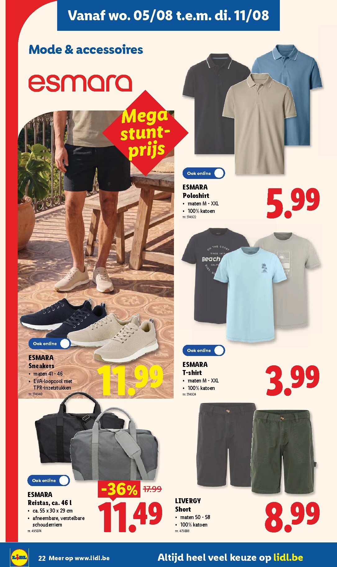 lidl - Lidl folder voor volgende week van maandag 03/08/2026 tot zaterdag 08/08/2026 - page: 22