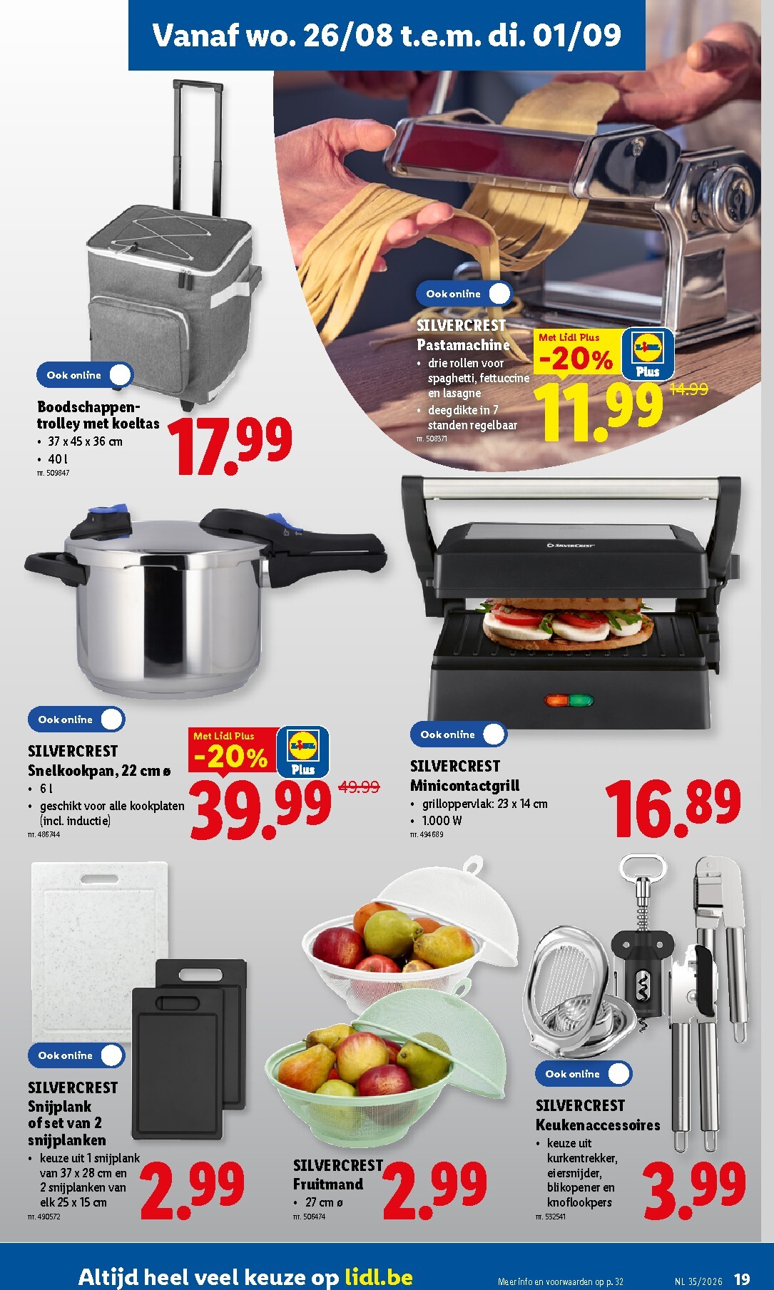 lidl - Lidl folder voor volgende week van maandag 24/08/2026 tot zaterdag 29/08/2026 - page: 19