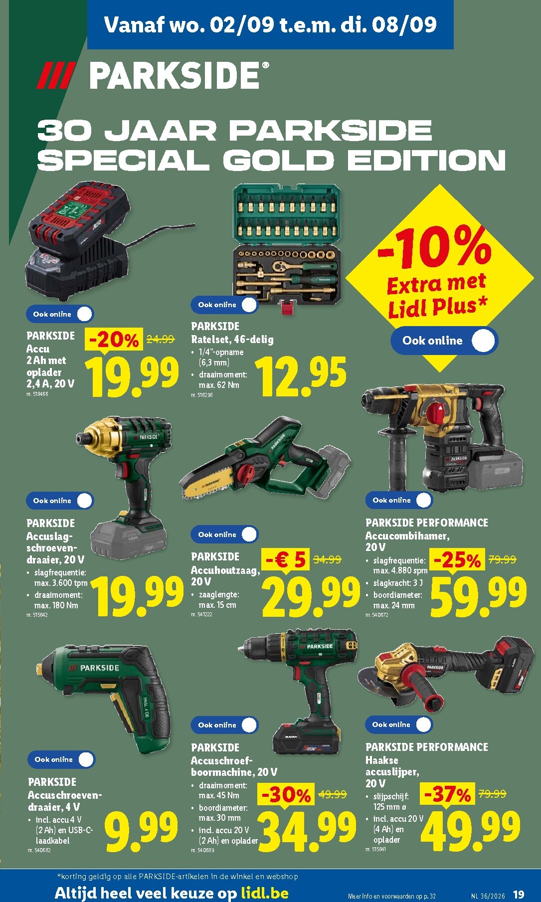 lidl - Lidl folder voor volgende week van maandag 31/08/2026 tot zaterdag 05/09/2026 - page: 19