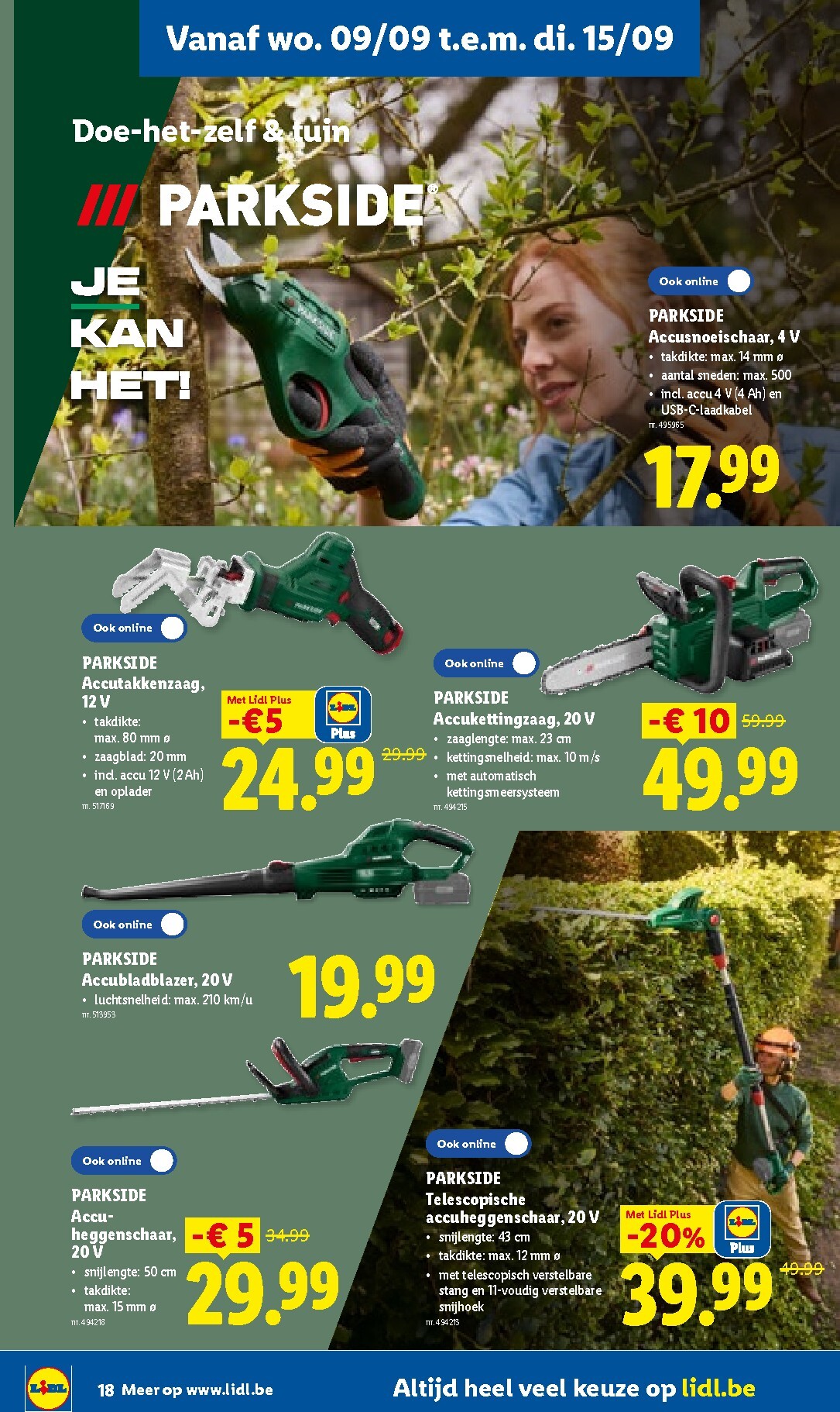 lidl - Lidl folder voor volgende week van maandag 07/09/2026 tot zaterdag 12/09/2026 - page: 18