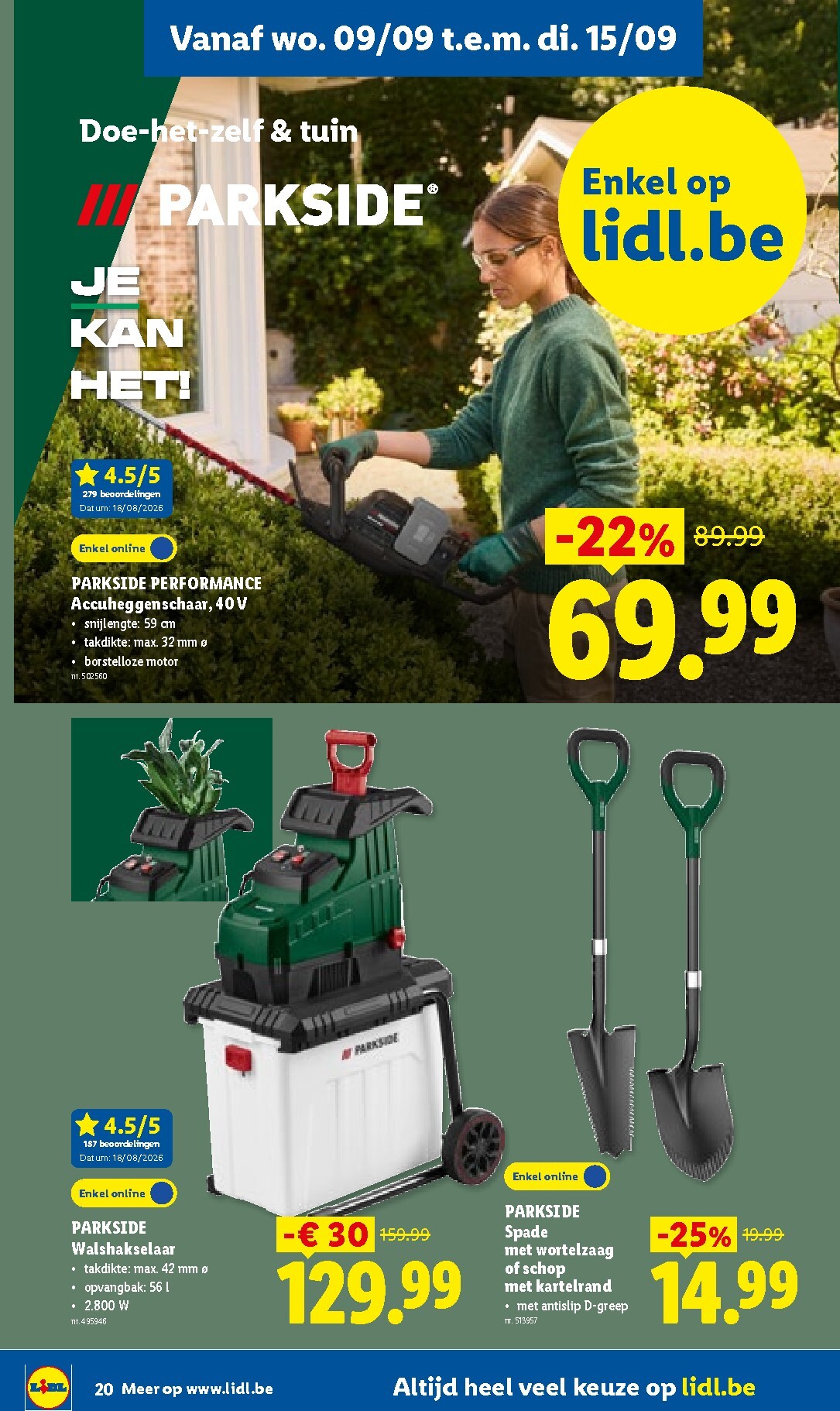 lidl - Lidl folder voor volgende week van maandag 07/09/2026 tot zaterdag 12/09/2026 - page: 20