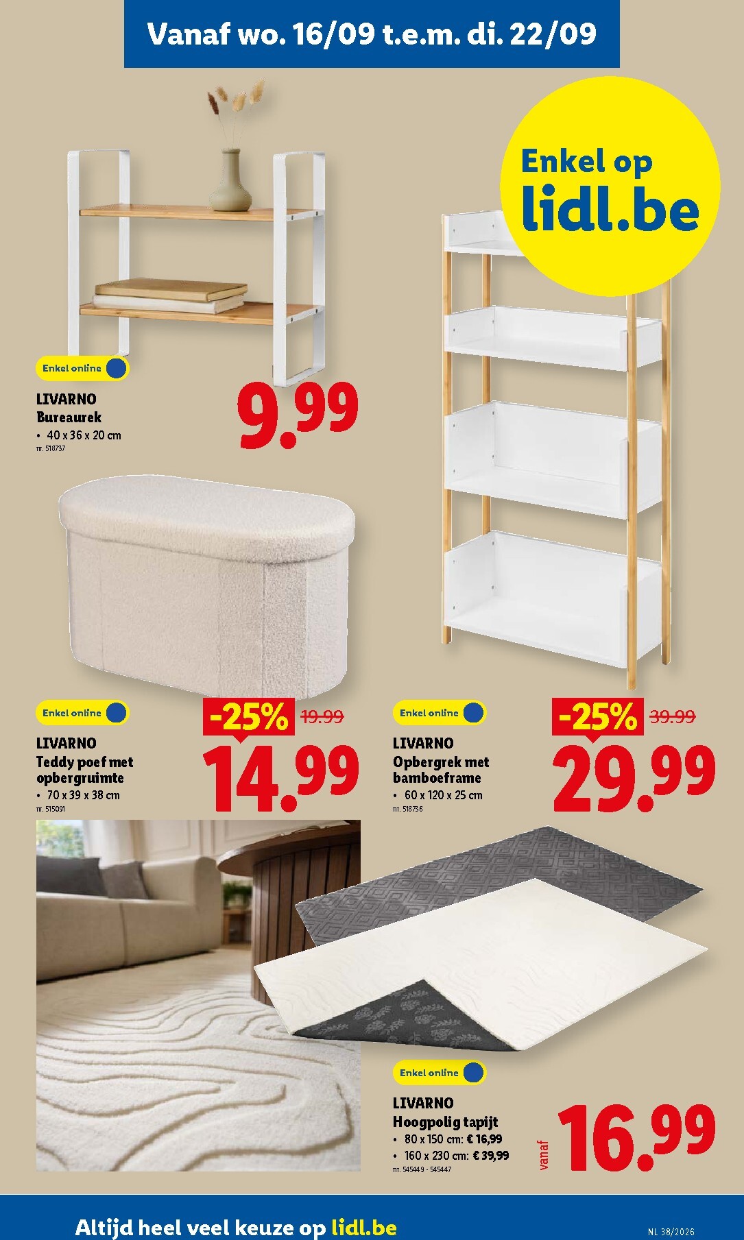 lidl - Lidl folder voor volgende week van maandag 14/09/2026 tot zaterdag 19/09/2026 - page: 39