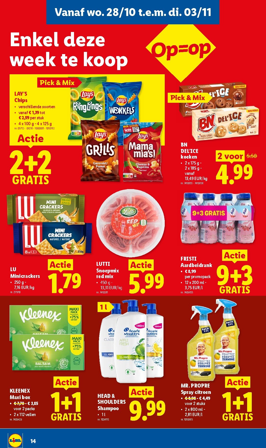 lidl - Lidl folder voor volgende week van maandag 26/10/2026 tot zaterdag 31/10/2026 - page: 14