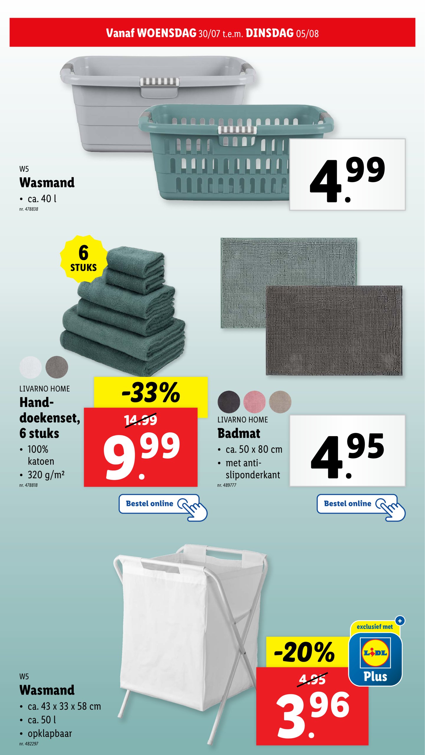 lidl - Lidl folder geldig vanaf 30/07 - 05/08 - page: 34 lidl - Lidl folder geldig vanaf 30/07 - 05/08 - page: 34