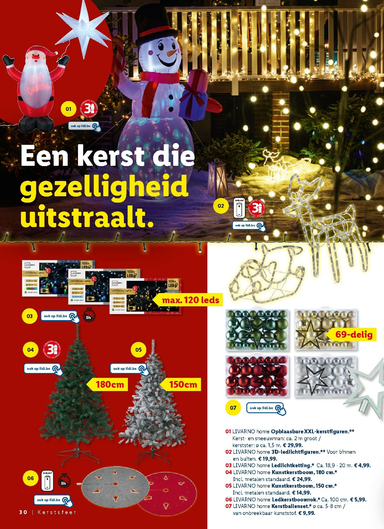 lidl - De Lidl - Kerstmagazine folder geldig vanaf 03/11 t/m 31/12 - page: 30