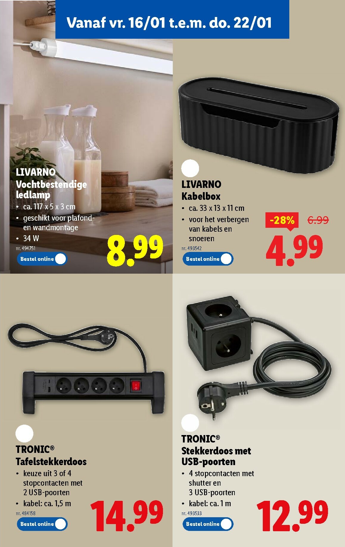 lidl - De Lidl folder geldig vanaf 14/01 t/m 20/01 - page: 50