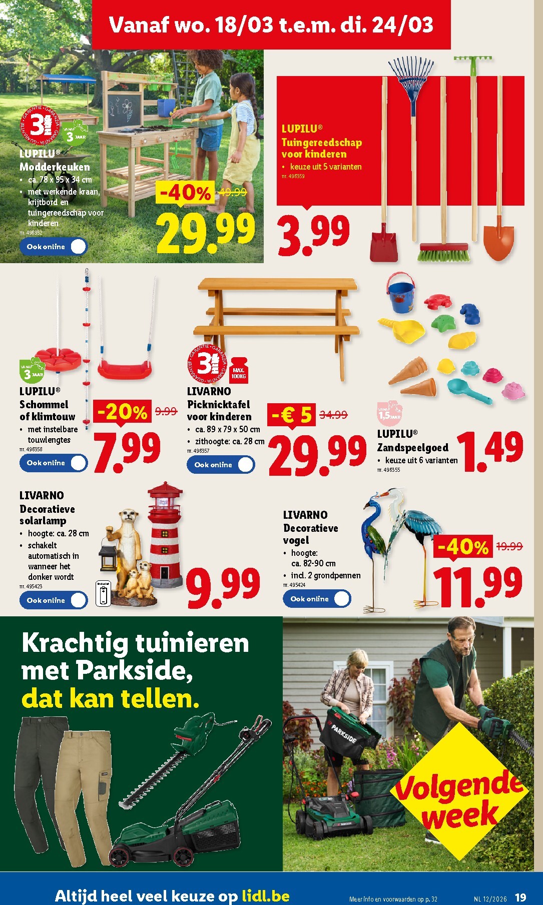lidl - De Lidl folder geldig vanaf 18/03/2026 t/m 24/03/2026 - page: 19
