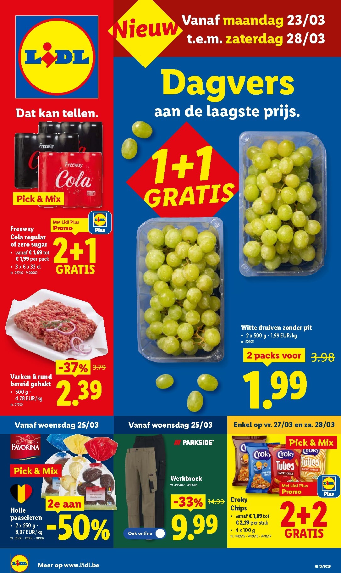 lidl - De Lidl folder geldig vanaf 23/03/2026 t/m 28/03/2026 - page: 1