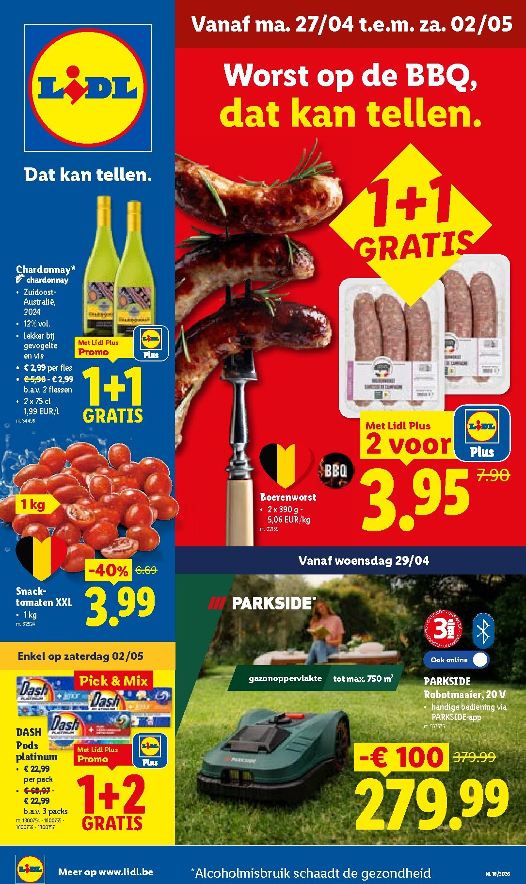 lidl - Lidl folder voor volgende week van maandag 27/04/2026 tot zaterdag 02/05/2026