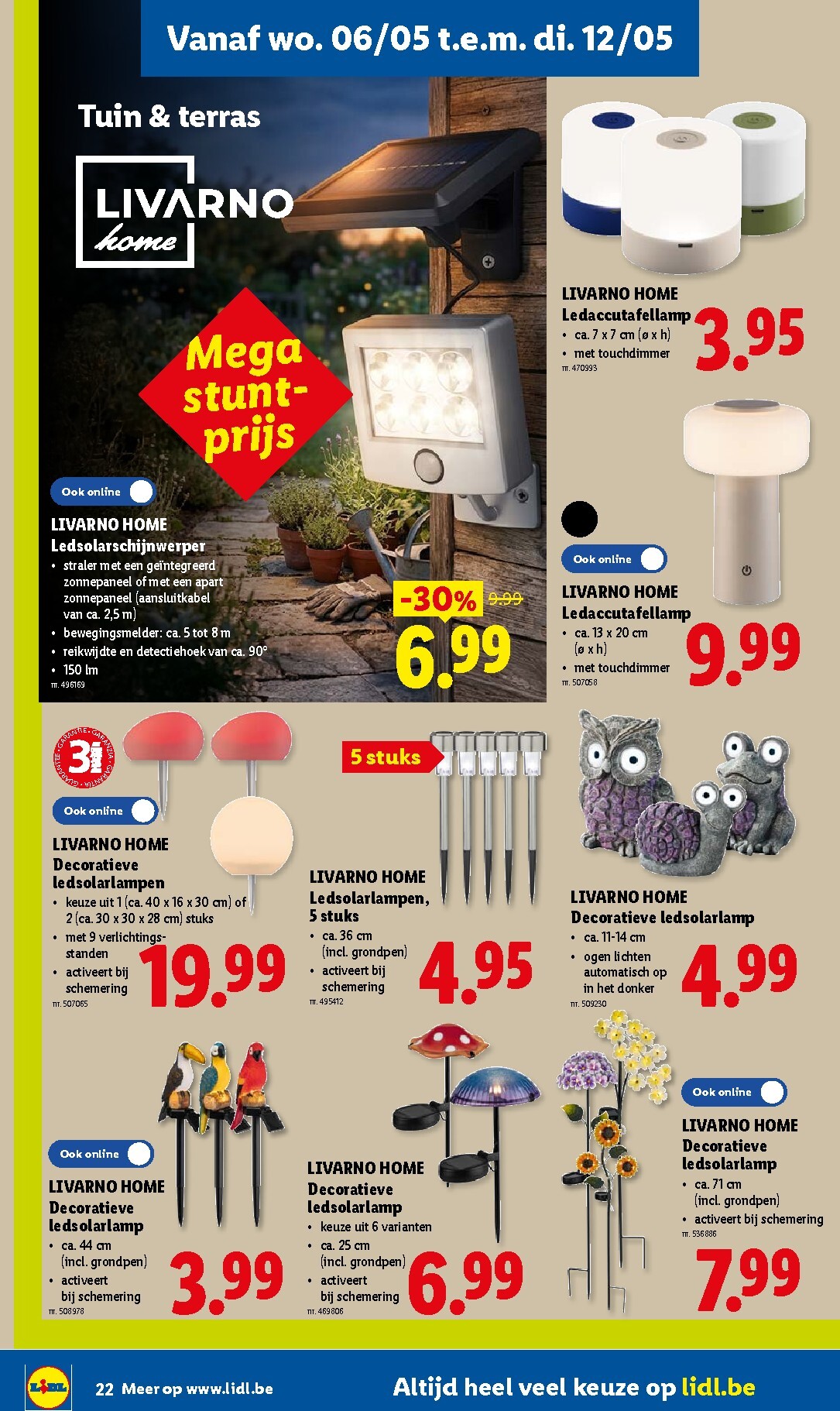 lidl - Lidl folder voor volgende week van maandag 04/05/2026 tot zaterdag 09/05/2026 - page: 22