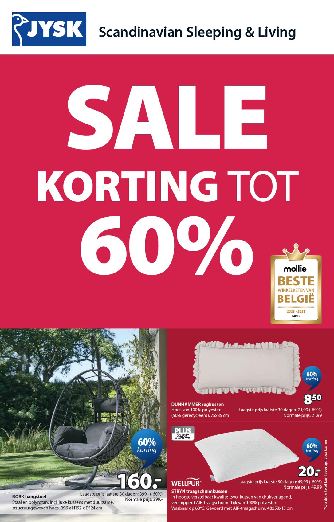 jysk - Huidige JYSK folder geldig van woensdag 01/07/2026 tot donderdag 30/07/2026