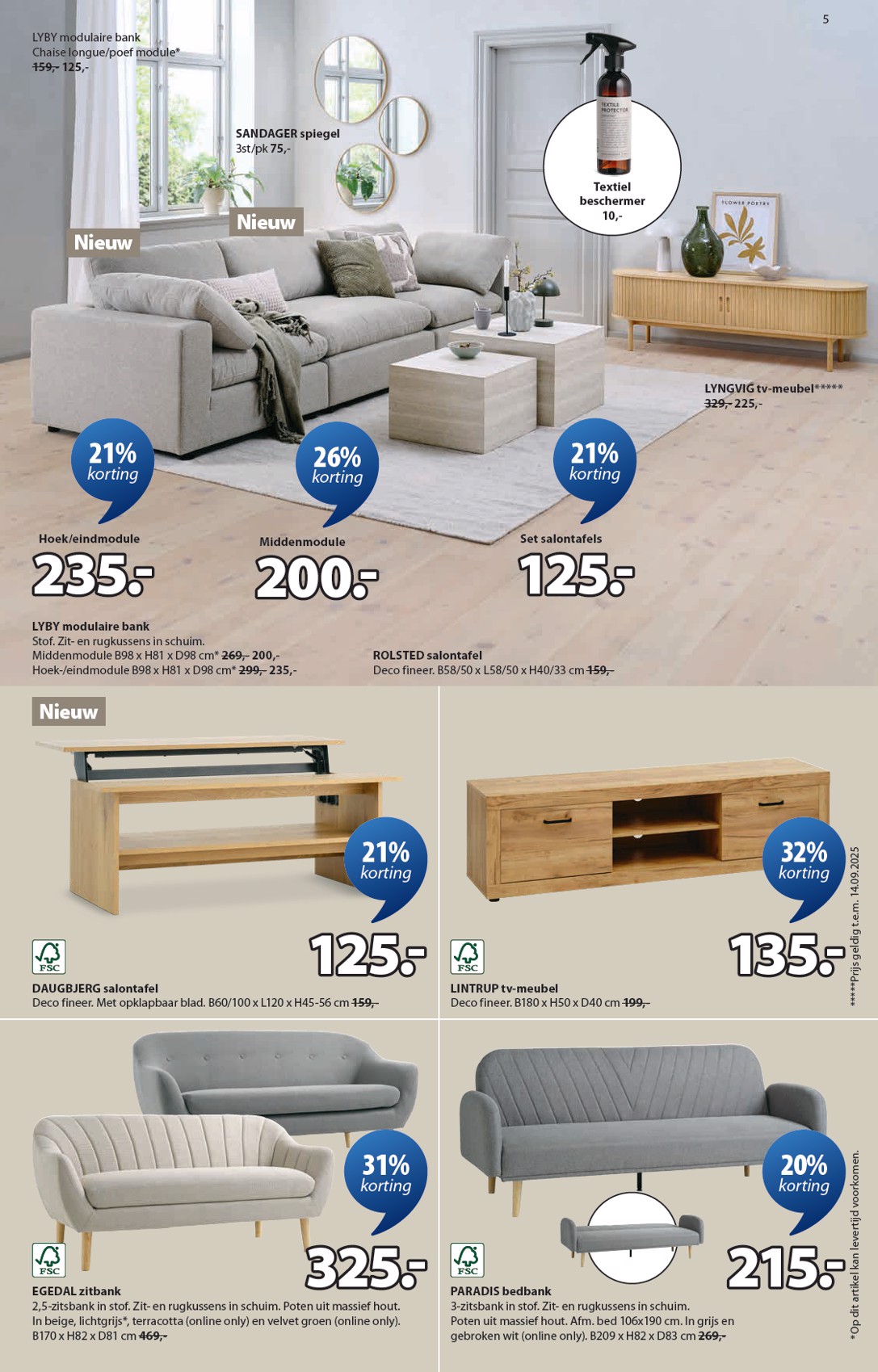 jysk - JYSK folder geldig vanaf 08/09 - 19/10 - page: 5