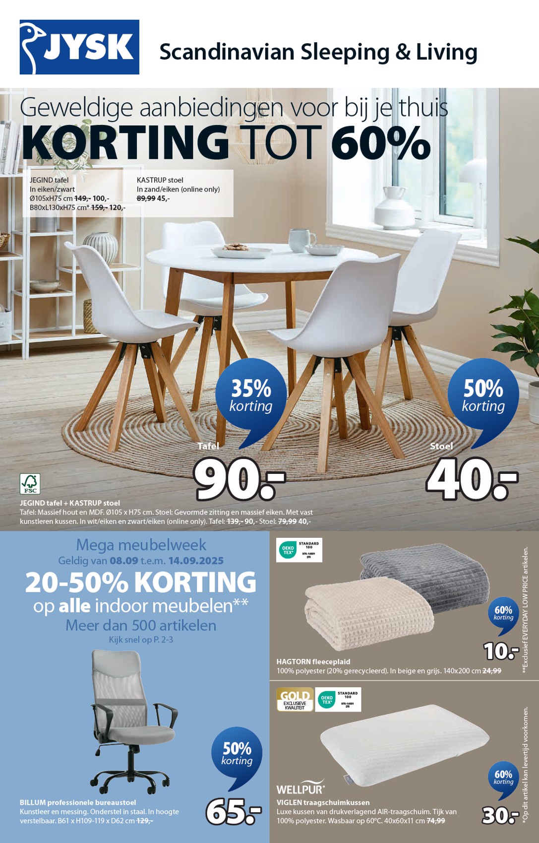 jysk - JYSK folder geldig vanaf 08/09 - 19/10