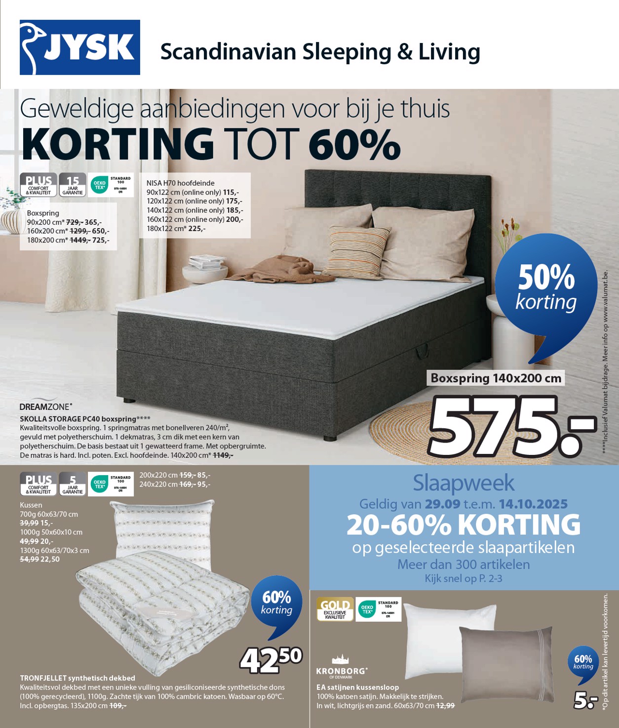 jysk - JYSK folder geldig vanaf 28/09 - 19/10