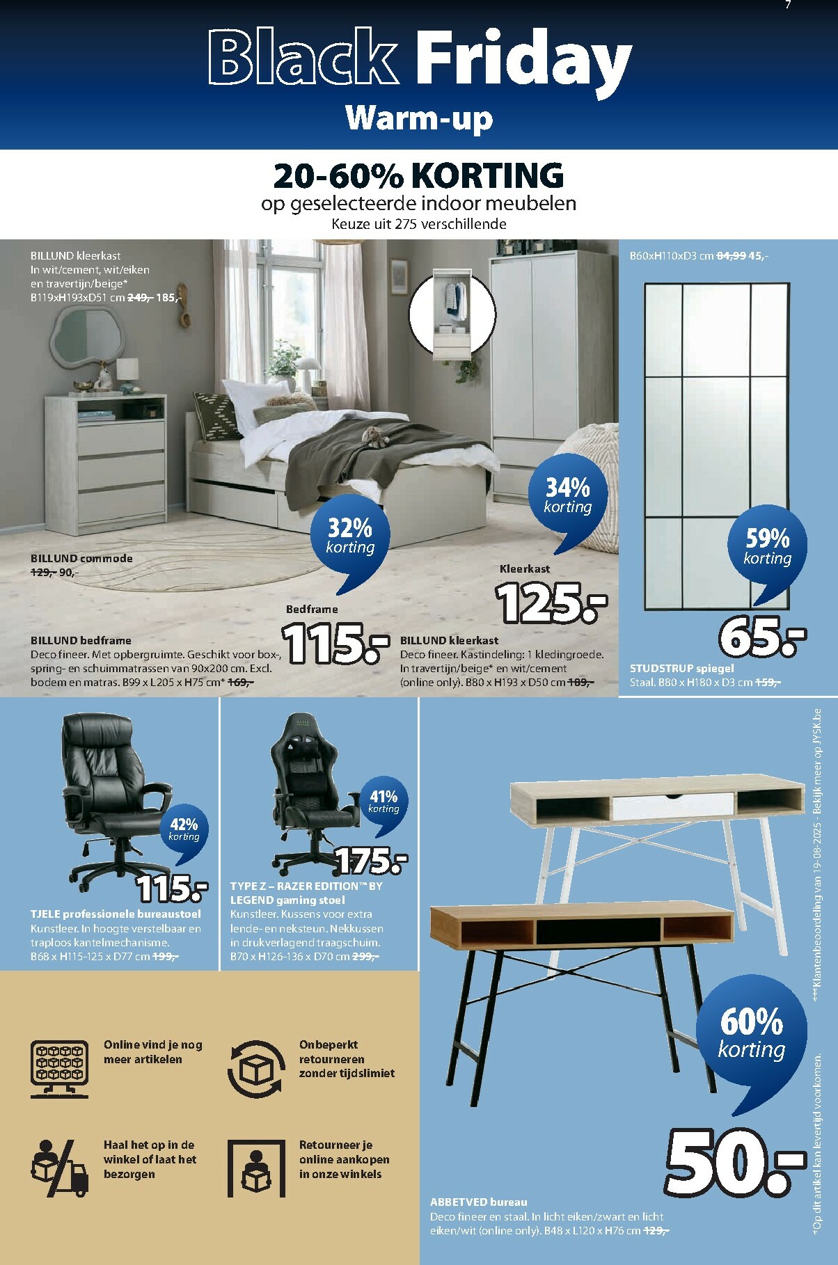 jysk - De JYSK folder geldig vanaf 03/11 t/m 23/11 - page: 7