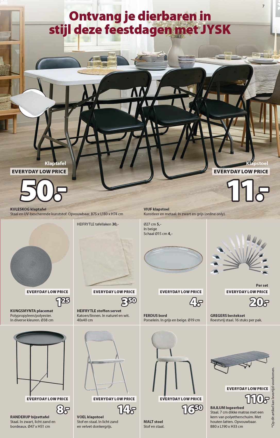 jysk - De JYSK folder geldig vanaf 08/12 t/m 01/01 - page: 7