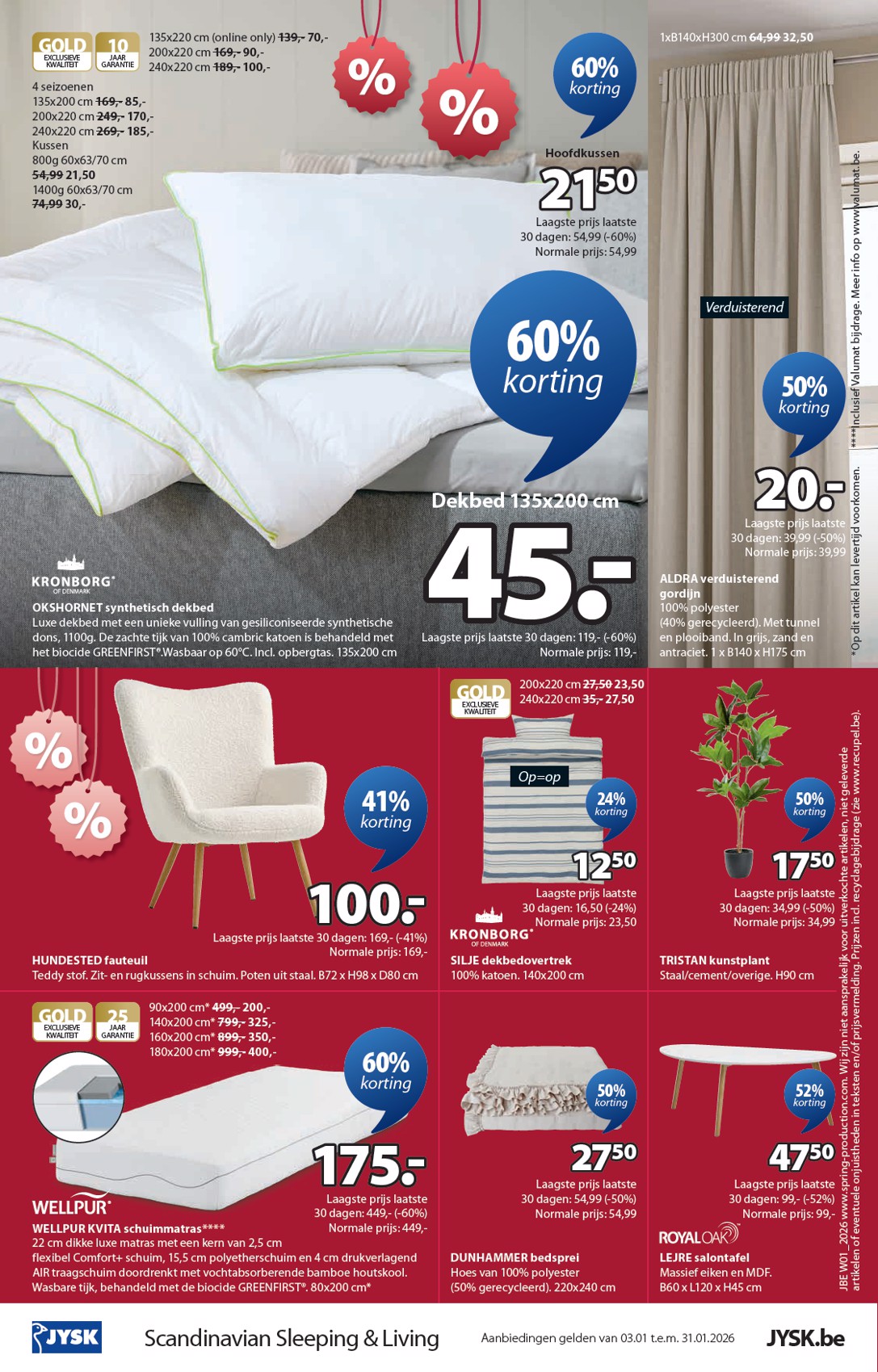 jysk - De JYSK folder geldig vanaf 03/01 t/m 31/01 - page: 16