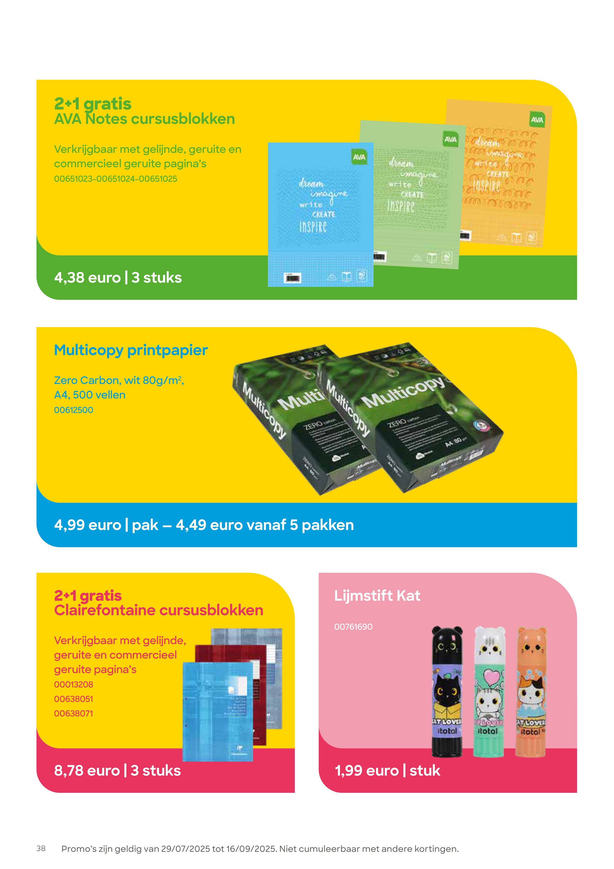 ava - Ava - Back to School folder geldig vanaf 31/07 - 30/09 - page: 38