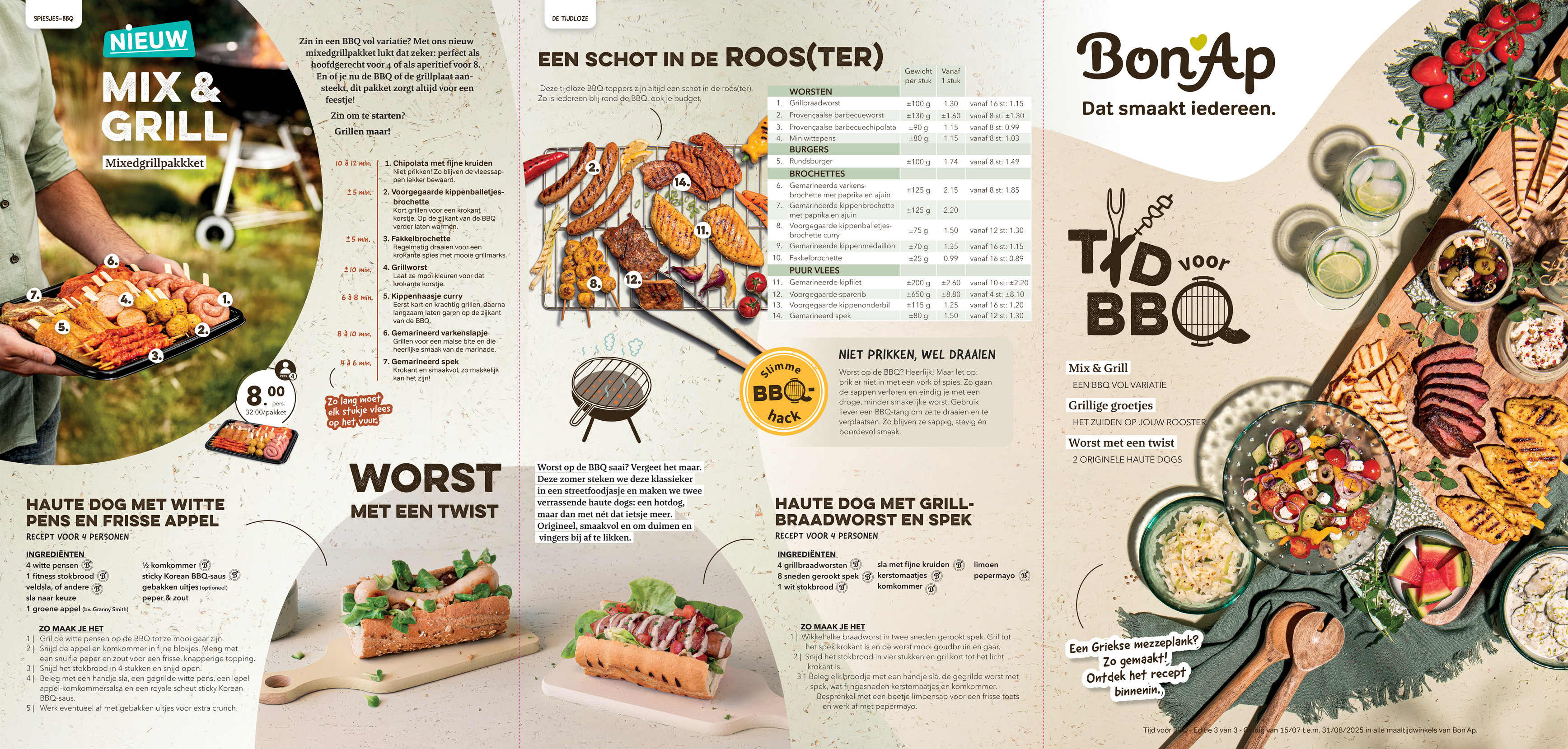 bon-ap - Bon Ap - Mix & Grill folder geldig vanaf 15/07 - 31/08