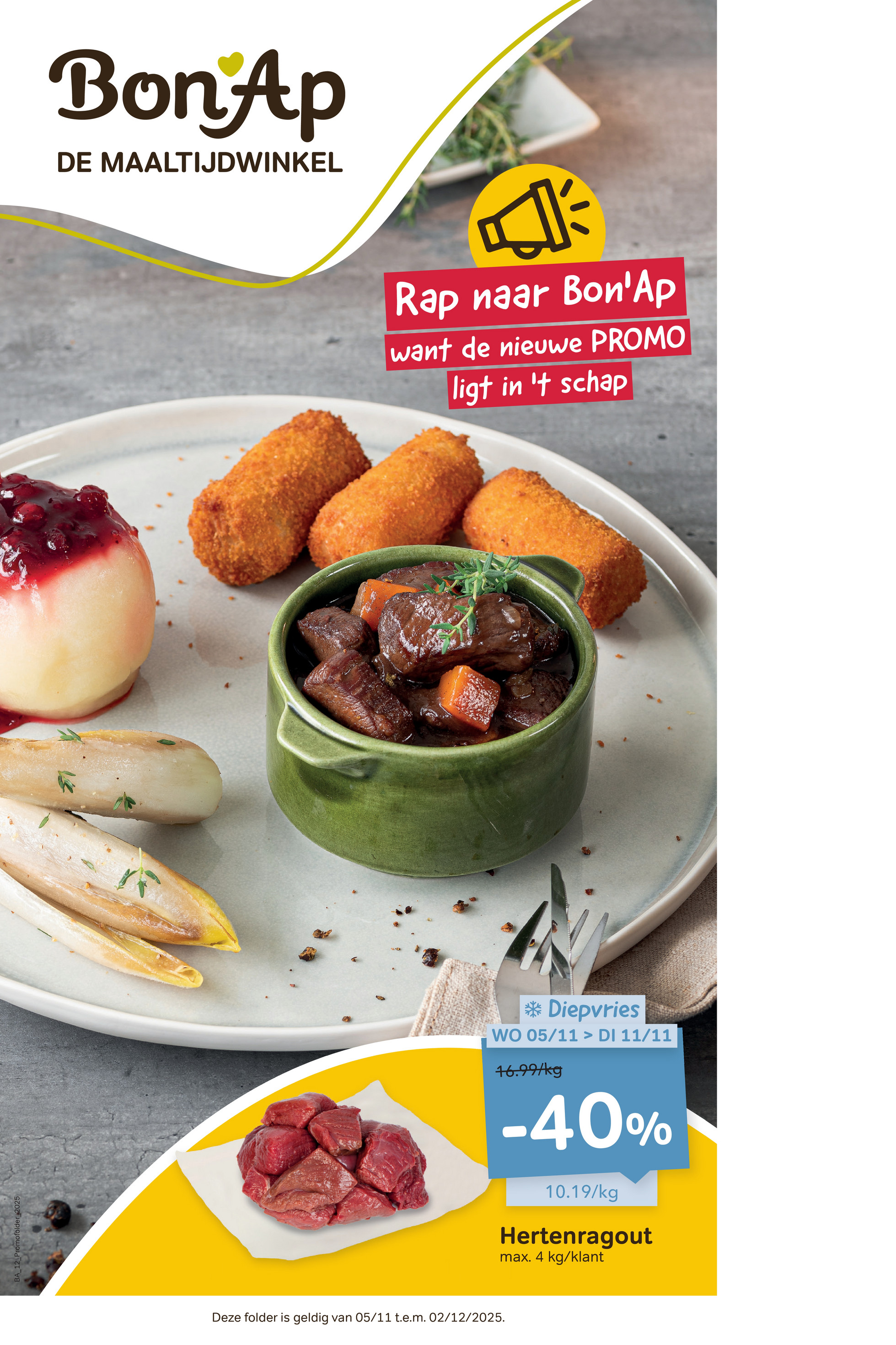 bon-ap - De Bon Ap folder geldig vanaf 05/11 t/m 02/12