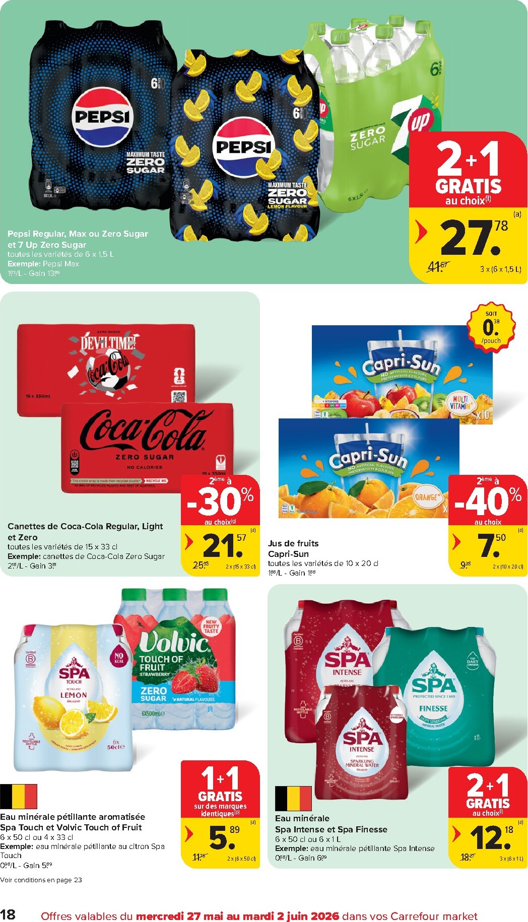carrefour-market - Carrefour Market folder voor volgende week van woensdag 27/05/2026 tot dinsdag 02/06/2026 - page: 18