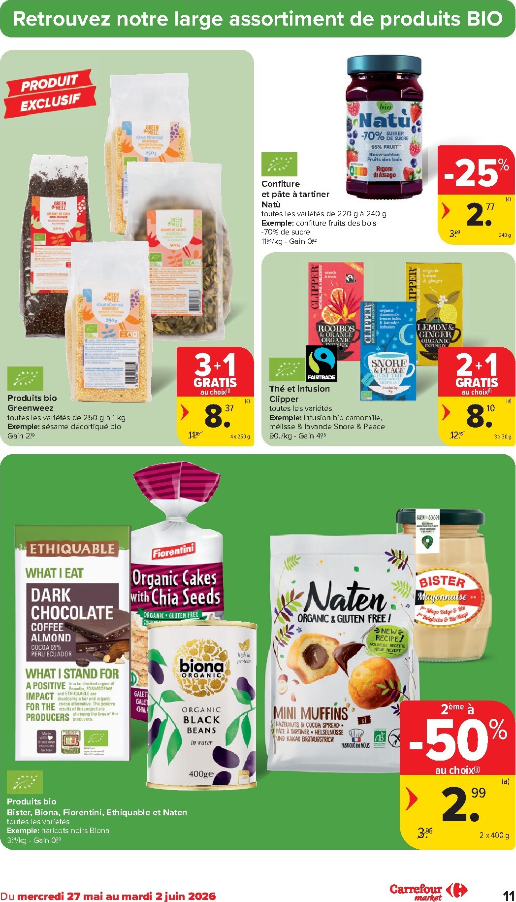 carrefour-market - Carrefour Market folder voor volgende week van woensdag 27/05/2026 tot dinsdag 02/06/2026 - page: 11