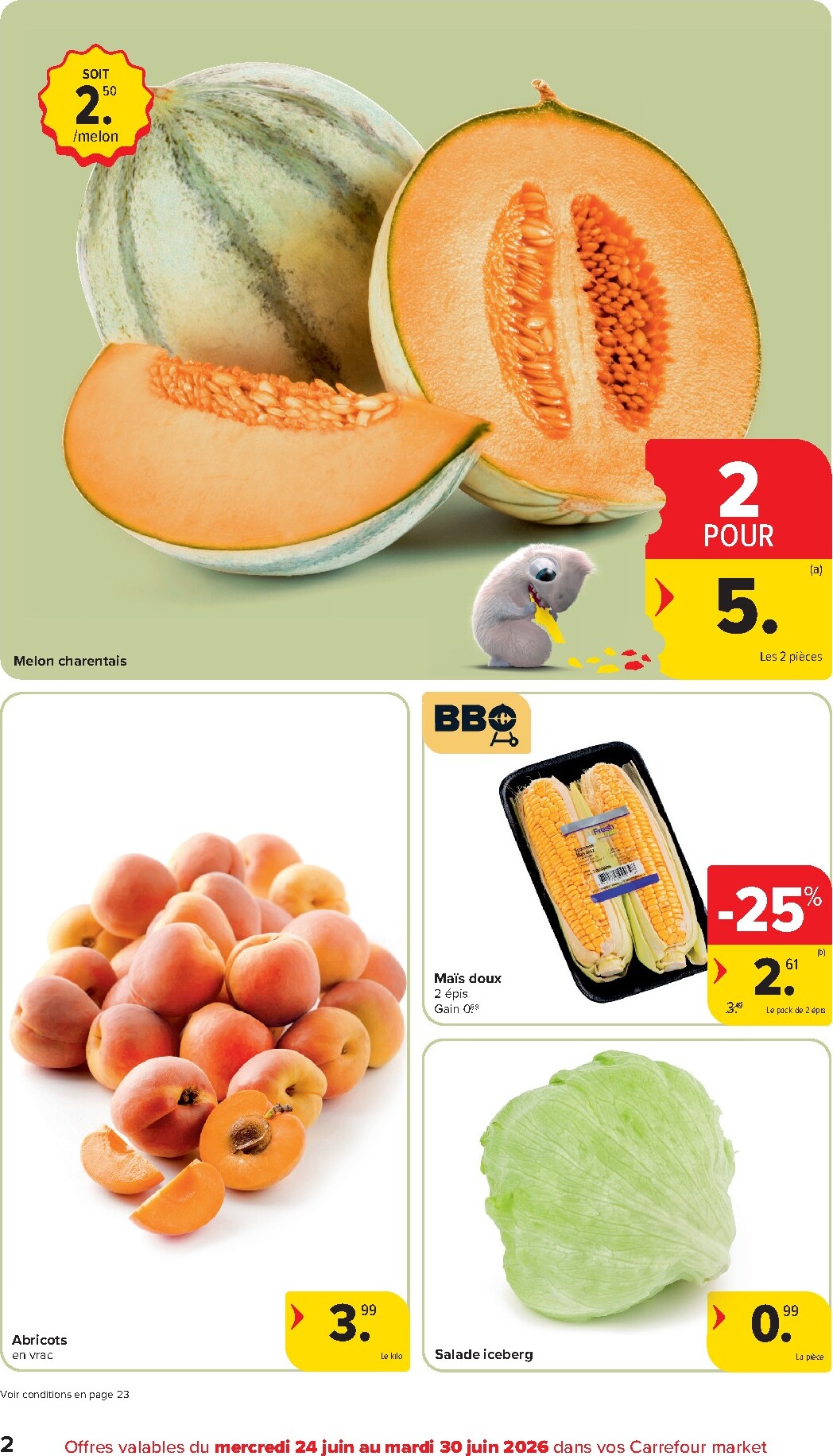 carrefour-market - Carrefour Market folder voor volgende week van woensdag 24/06/2026 tot dinsdag 30/06/2026 - page: 2