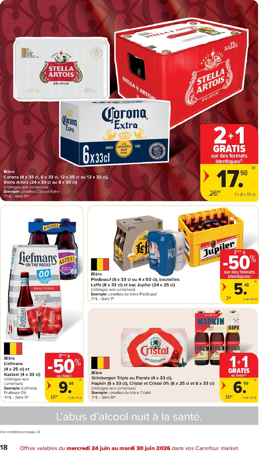 carrefour-market - Carrefour Market folder voor volgende week van woensdag 24/06/2026 tot dinsdag 30/06/2026 - page: 18