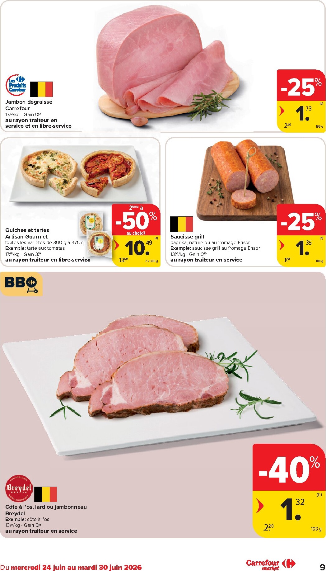 carrefour-market - Carrefour Market folder voor volgende week van woensdag 24/06/2026 tot dinsdag 30/06/2026 - page: 9