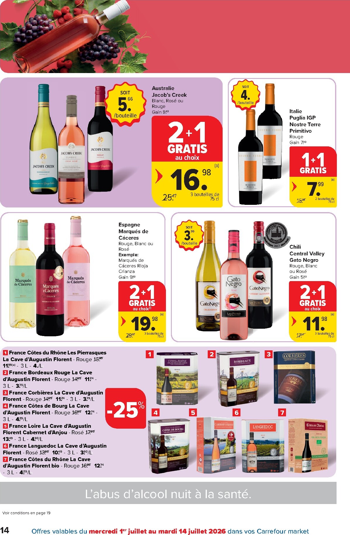 carrefour-market - Carrefour Market folder voor volgende week van woensdag 01/07/2026 tot dinsdag 07/07/2026 - page: 14