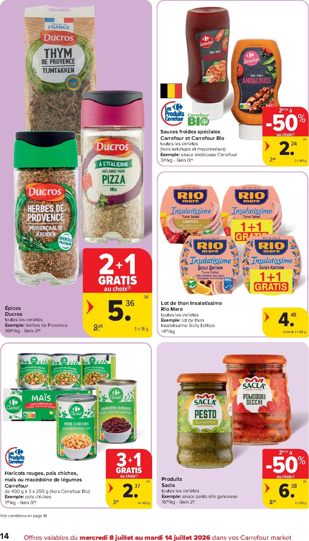 carrefour-market - Carrefour Market folder voor volgende week van woensdag 08/07/2026 tot dinsdag 14/07/2026 - page: 14