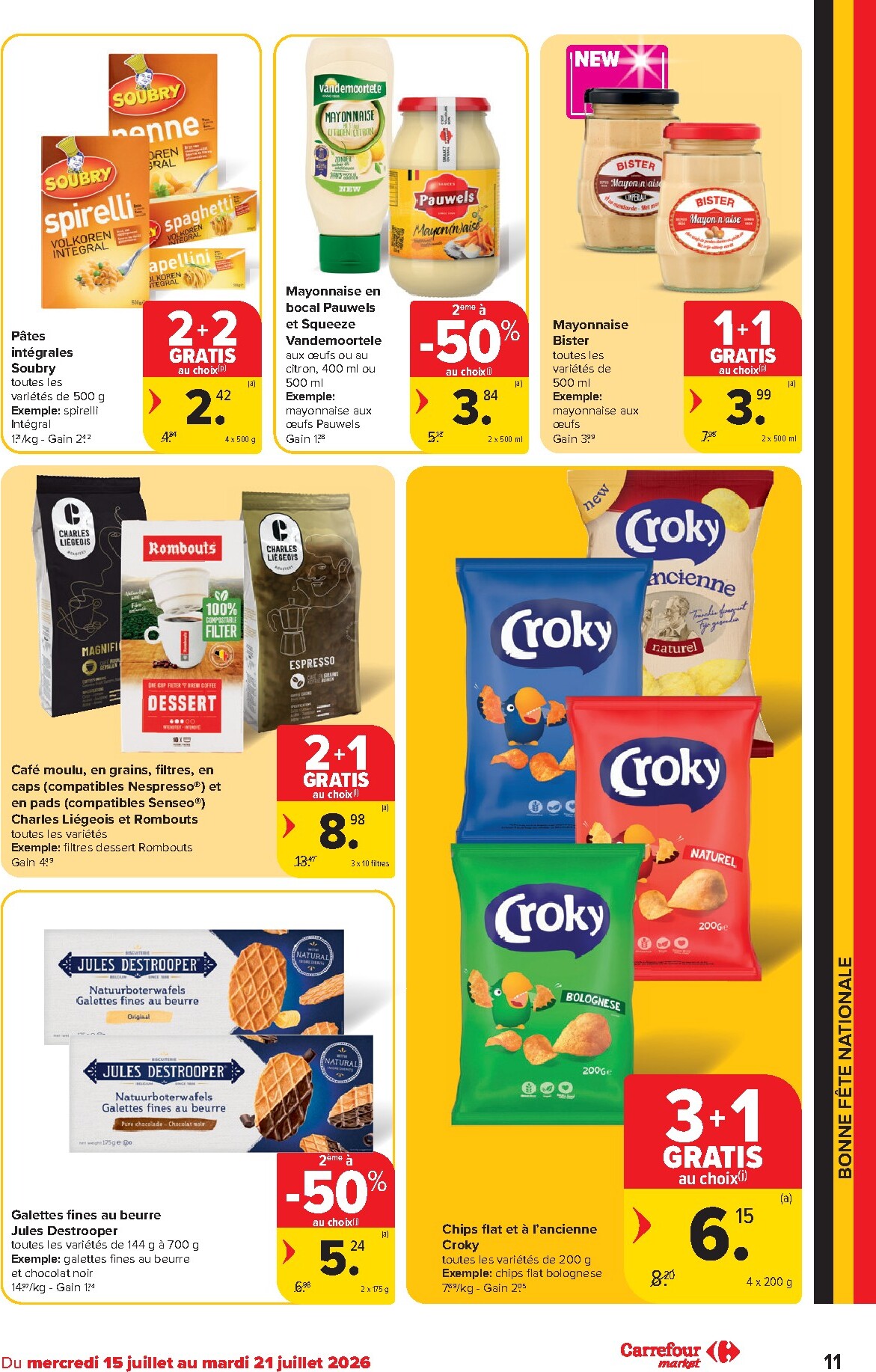 carrefour-market - Carrefour Market folder voor volgende week van woensdag 15/07/2026 tot dinsdag 21/07/2026 - page: 11
