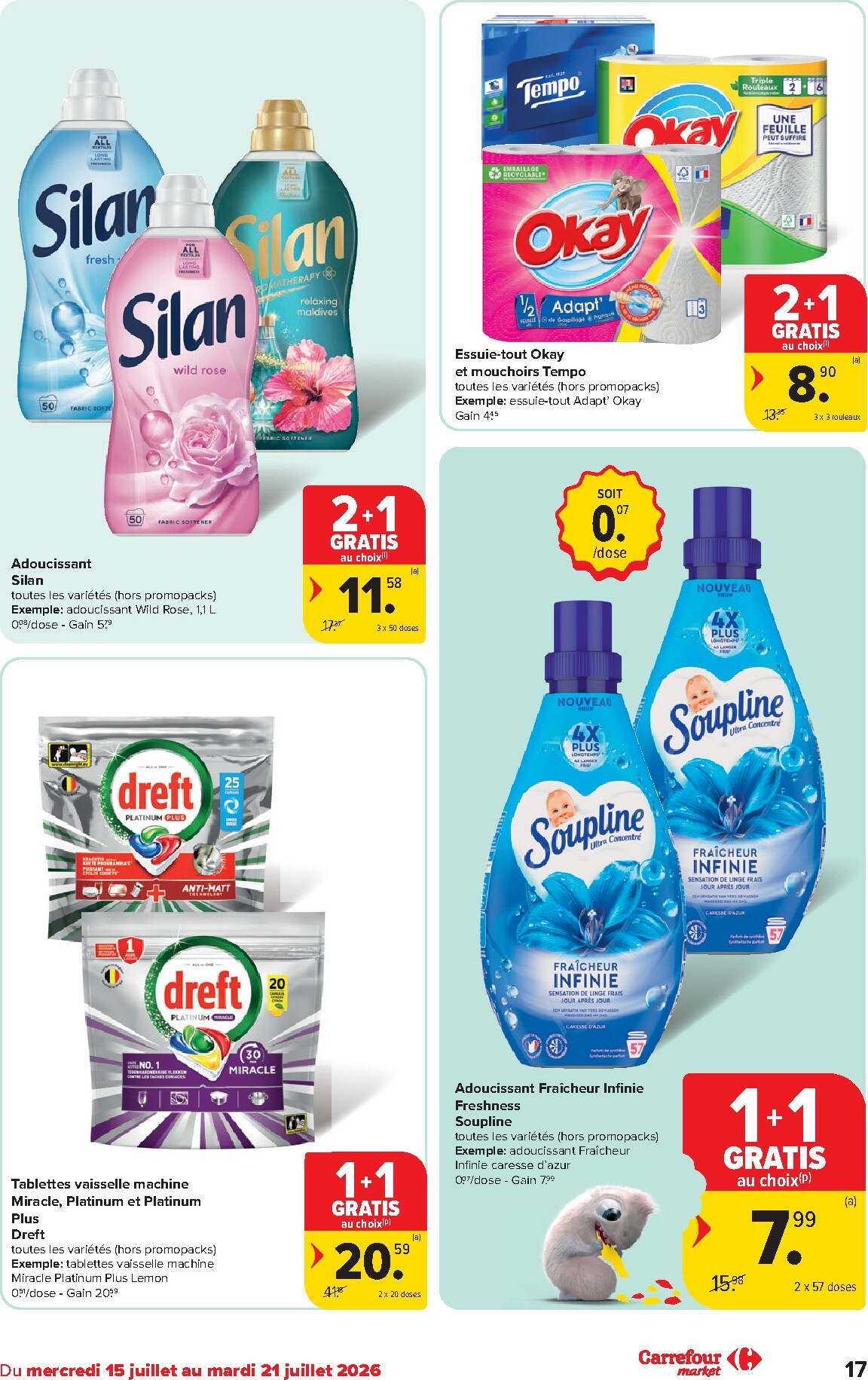 carrefour-market - Carrefour Market folder voor volgende week van woensdag 15/07/2026 tot dinsdag 21/07/2026 - page: 17