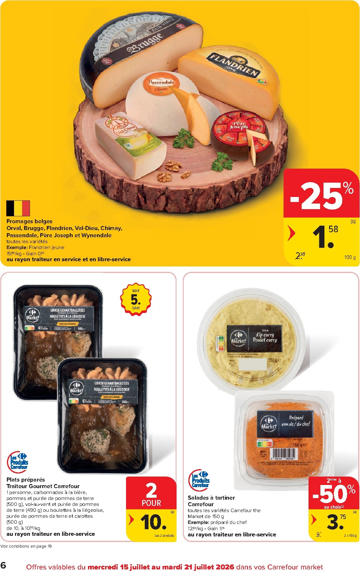 carrefour-market - Carrefour Market folder voor volgende week van woensdag 15/07/2026 tot dinsdag 21/07/2026 - page: 6