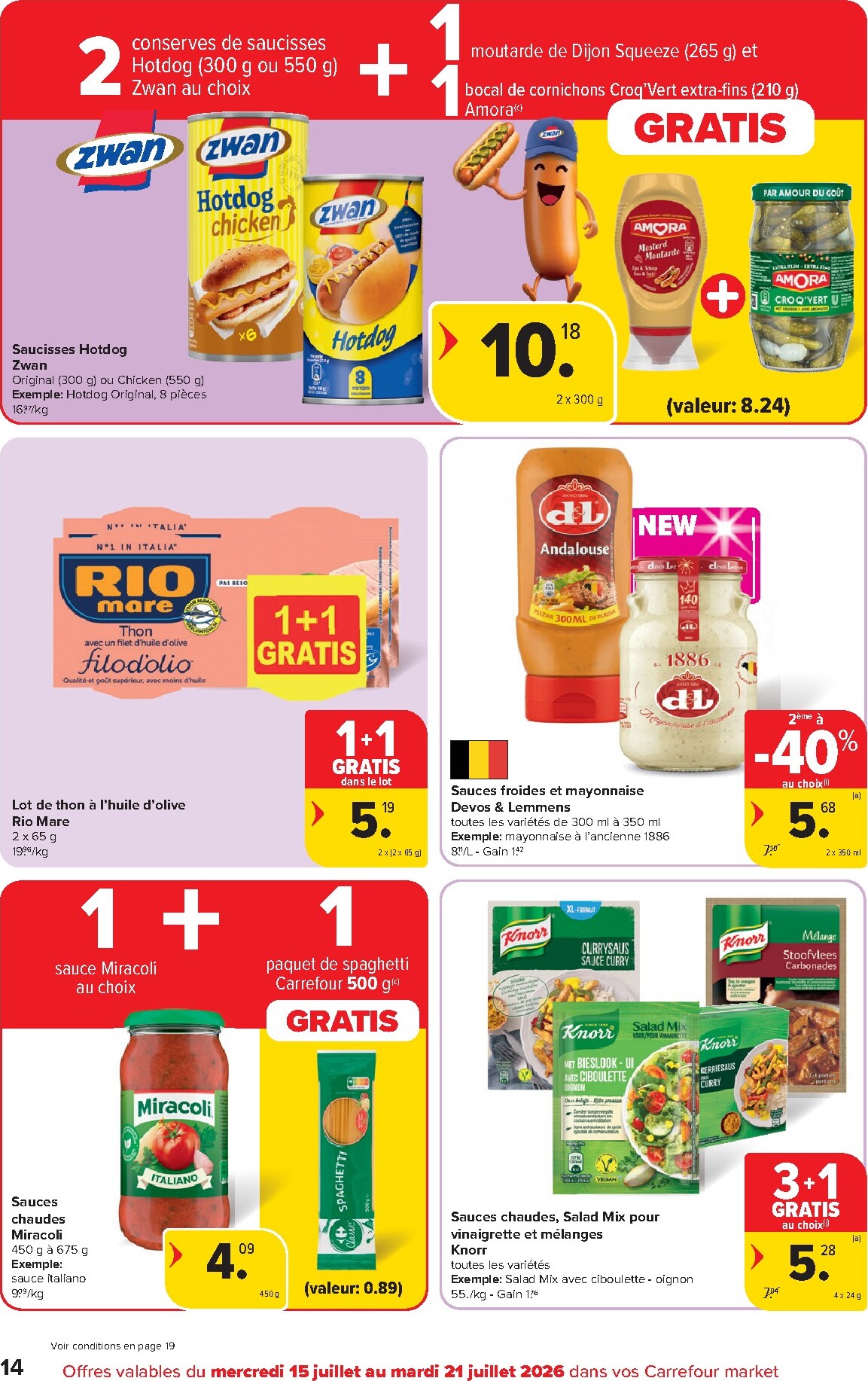 carrefour-market - Carrefour Market folder voor volgende week van woensdag 15/07/2026 tot dinsdag 21/07/2026 - page: 14