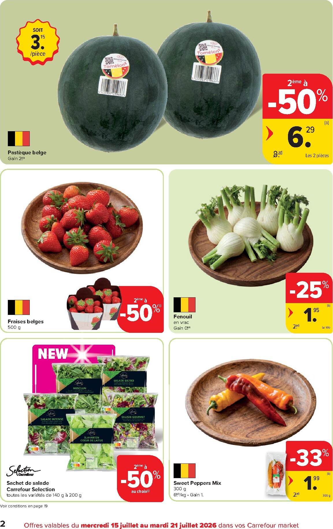 carrefour-market - Carrefour Market folder voor volgende week van woensdag 15/07/2026 tot dinsdag 21/07/2026 - page: 2