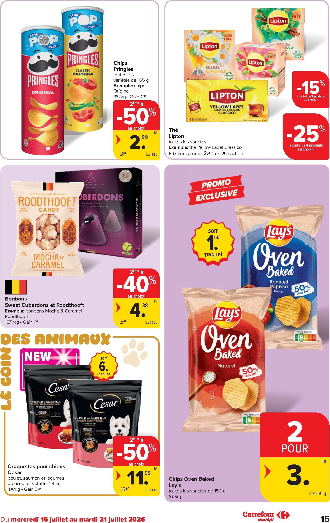 carrefour-market - Carrefour Market folder voor volgende week van woensdag 15/07/2026 tot dinsdag 21/07/2026 - page: 15